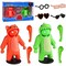 PMI International Gang Beasts Red Cat Green Dinosaur Suit 2pk Action Figures Game Fighter Characters Set